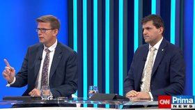 Martin Kupka (ODS) a Petr Hladík (KDU-ČSL) v Partii (7.12.2025)