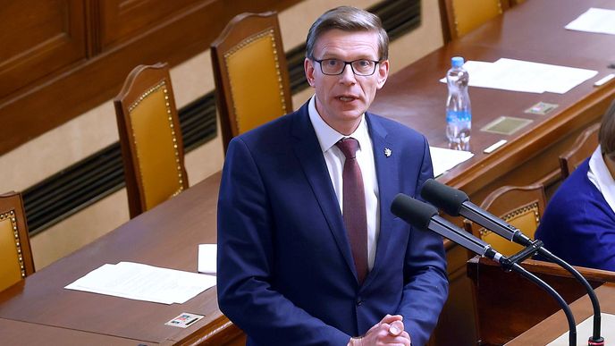 Šéf ODS Martin Kupka ve Sněmovně (5.3.2026) Šéf ODS Martin Kupka ve Sněmovně (5.3.2026)