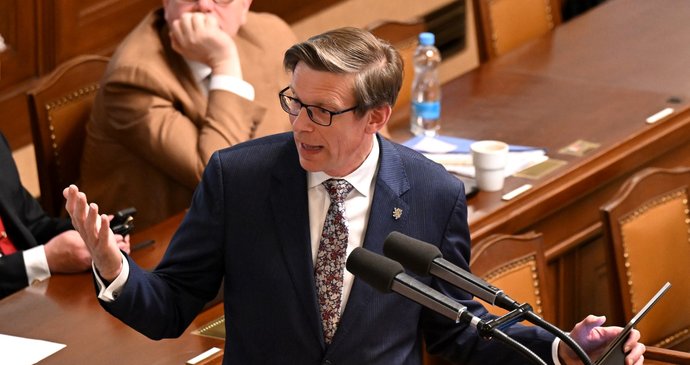 Šéf ODS Martin Kupka ve Sněmovně