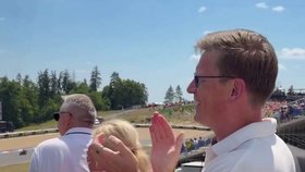 Šéf ODS Martin Kupka na MotoGP v Brně (21.6.2026)