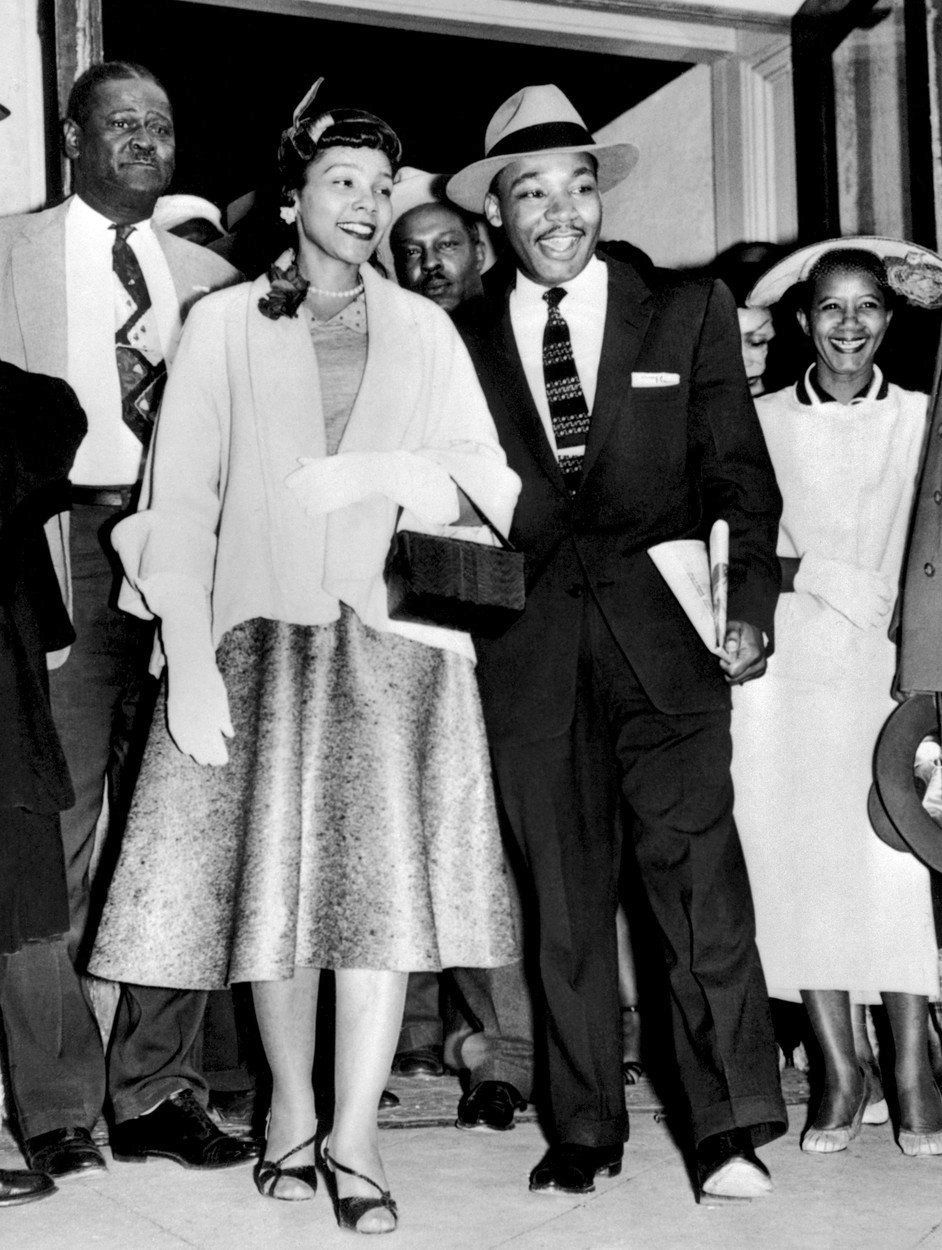 Martin Luther King s manželkou Corettou Scott Kingovou