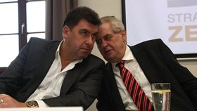 Martin Nejedlý a prezident Zeman