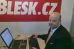 Ministr vnitra Martin Pecina na chatu se čtenáři Blesk.cz