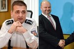 Ministr vnitra Pecina (uprostřed) rozsekl spory u policie: Červíček jako šéf prezidia končí, vrací se Lessy (vpravo)