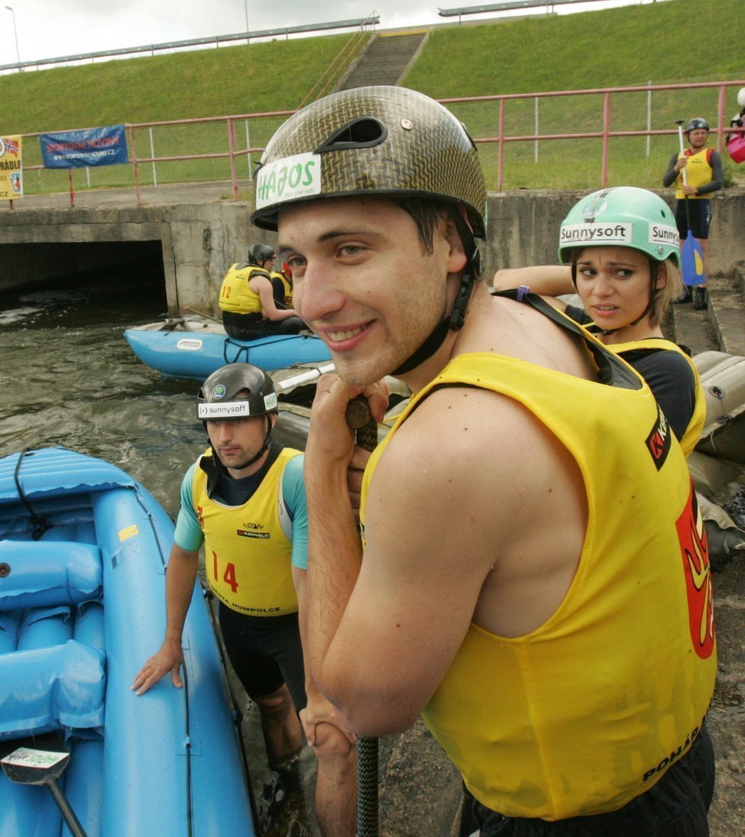 Martin Písařík na břehu