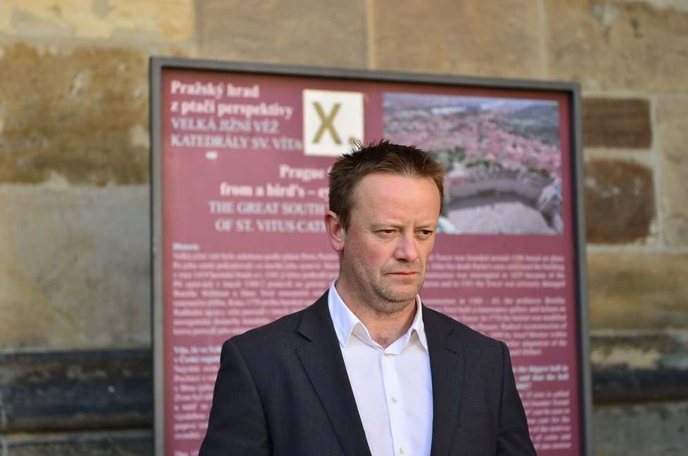 Martin Pospíšil, jenž má na starosti požárně bezpečnostní ochranu Pražského hradu.