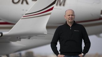 Letů soukromým tryskáčem za statisíce rychle přibývá, říká šéf Time Air Martin Pražský