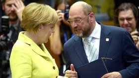 Ohrožení Merkelové: Šanci sesadit kancléřku Schulz má, uvedl průzkum