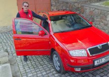 Takto vypadá Škoda Fabia, o kterou se Martin Vaculík stará jako komunista o žigulíka
