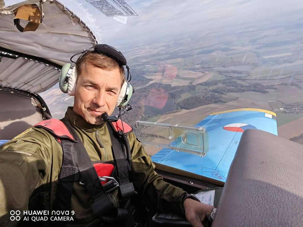 Martin Šonka je vášnivým pilotem a ve vzduchu se cítí šťastný