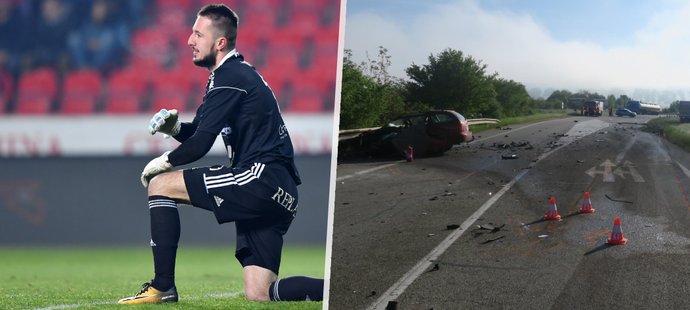 Brankář Martin Šustr (†31) zemřel při autonehodě.