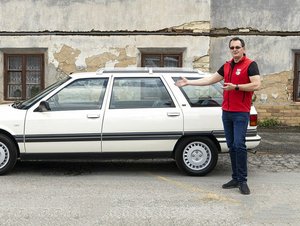 Toto je první pořádné auto, ve kterém Martin Vaculík jel. Bylo jako z jiného světa
