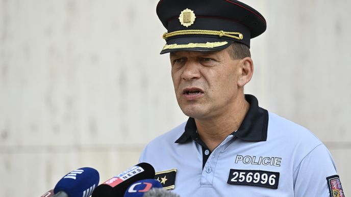 Policejní prezident Martin Vondrášek o zásahu policistů na mítíncích expremiéra Andreje Babiše (ANO) (5.8.2022)