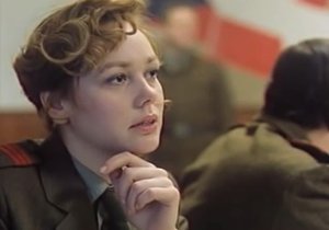 Martina Adamcová jako četařka Babinčáková v Tankovém praporu.