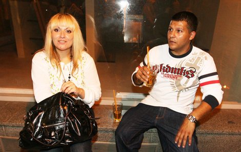 Martina Balogová se svým ještě současným manželem Pepou.