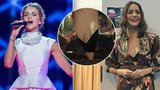 Martina Bárta vytasila zbraně na Eurosongu: Černou podprsenku a metalický overal! 