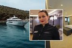 Martina Drežančićová (28) pracuje jako stevardka na luxusní jachtě M/Y Freedom.