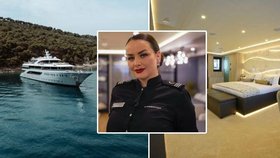 Martina Drežančićová (28) pracuje jako stevardka na luxusní jachtě M/Y Freedom.