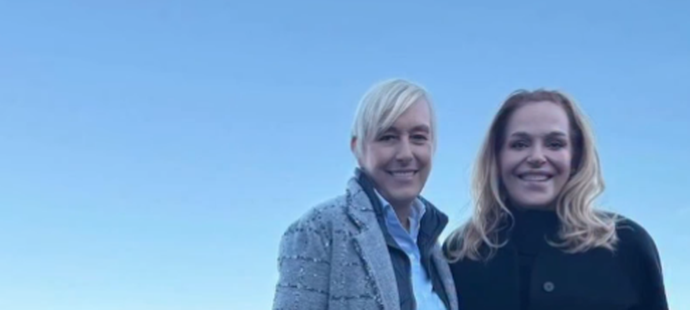 Martina si na závěr pobytu v Česku vyrazila na oběd s Dagmar Havlovou.