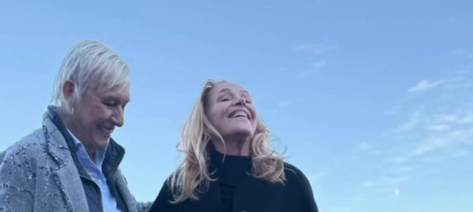 Martina si na závěr pobytu v Česku vyrazila na oběd s Dagmar Havlovou.