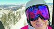 Štastná Martina Navrátilová na lanovce v milovaném lyžařském středisku v Aspenu
