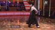 Martina Navrátilová při první tanci v taneční soutěži Dancing with the Stars