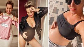 Tohle Martina Pártlová v plánu neměla: Nejvíc sexy těhotenské fotky!