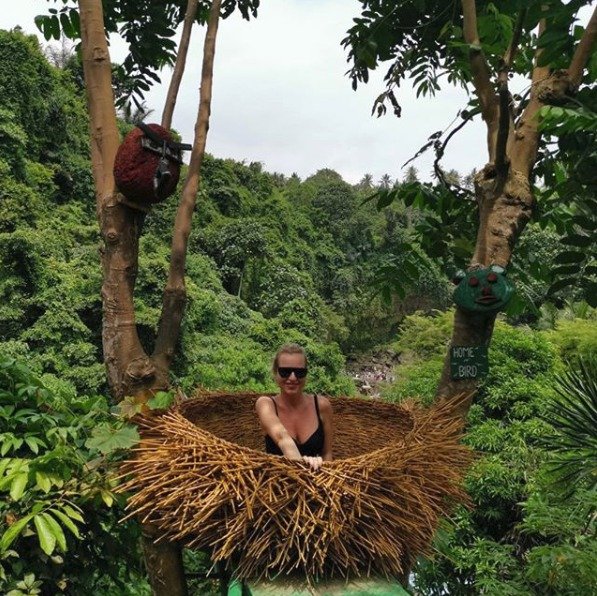 Martina Pártlová na dovolené na Bali