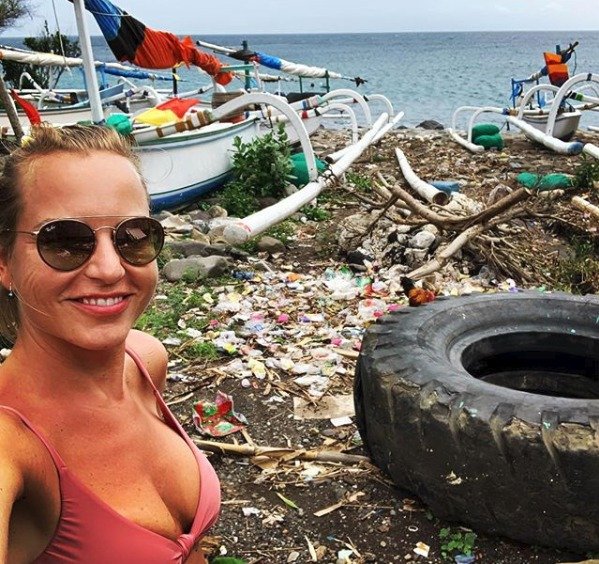 Martina Pártlová na dovolené na Bali