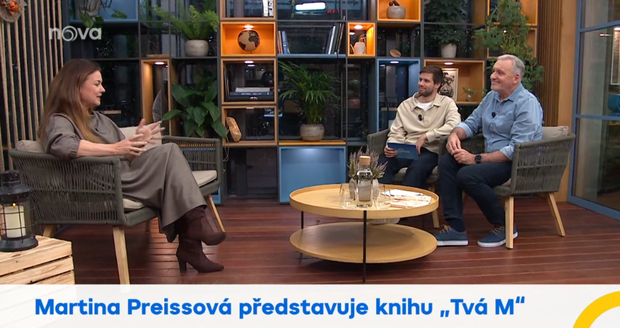 Martina Preissová en Desayuno con Nova Martina Preissová en Desayuno con Nova