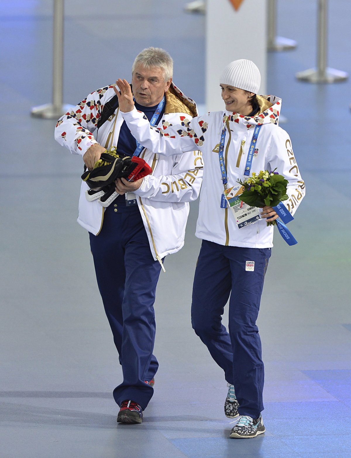 Duo Martina Sáblíková a Petr Novák. Nerozlučná dvojice na ledě i mimo něj.