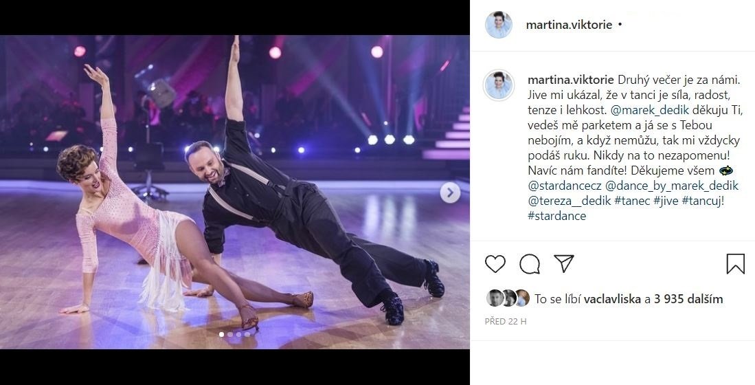 Martina Viktorie Kopecká o StarDance