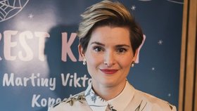 Martina Viktorie Kopecká se svou dětskou prvotinou Pavouček Varhánek