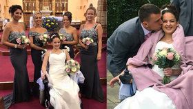 Mladé mamince (28) zjistili smrtící rakovinu. Vdávala se už na vozíčku.