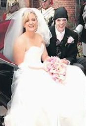 Martyn a Michelle při své svatbě v roce 2008.