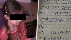 Maruška (7) z Ostravy napsala Putinovi dopis: Nikdo vás nemá rád! Přestaňte zabíjet děti, vzkázala mu