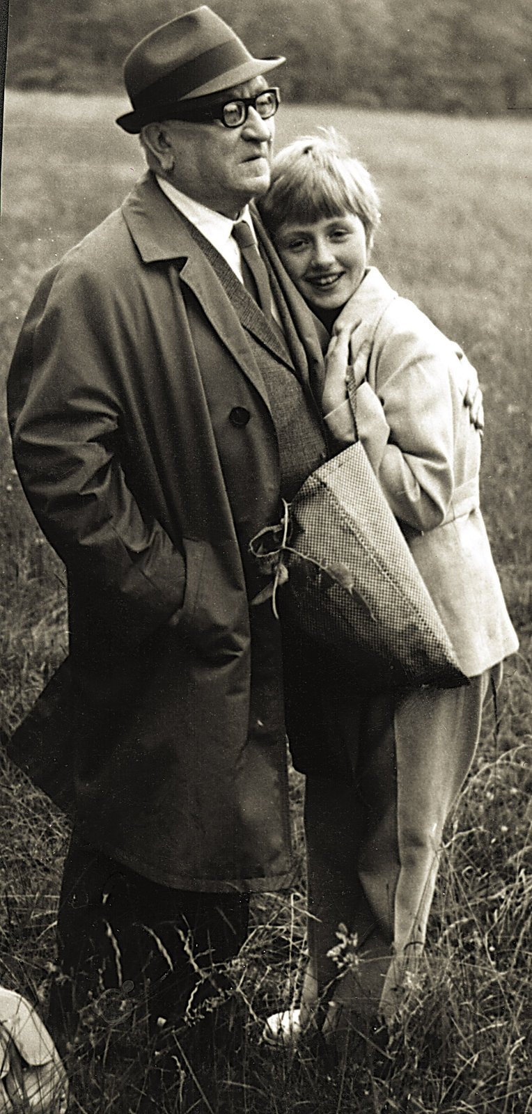 Marvan se svou nemanželskou dcerou Alenkou