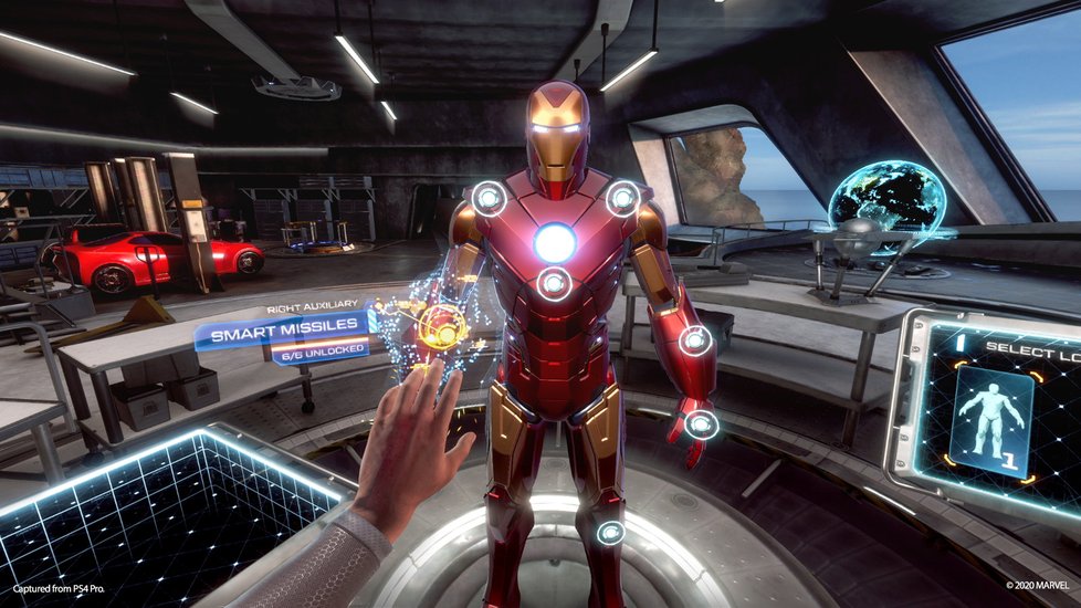 Oficiální screenshoty k videohře Marvel’s Iron Man VR.