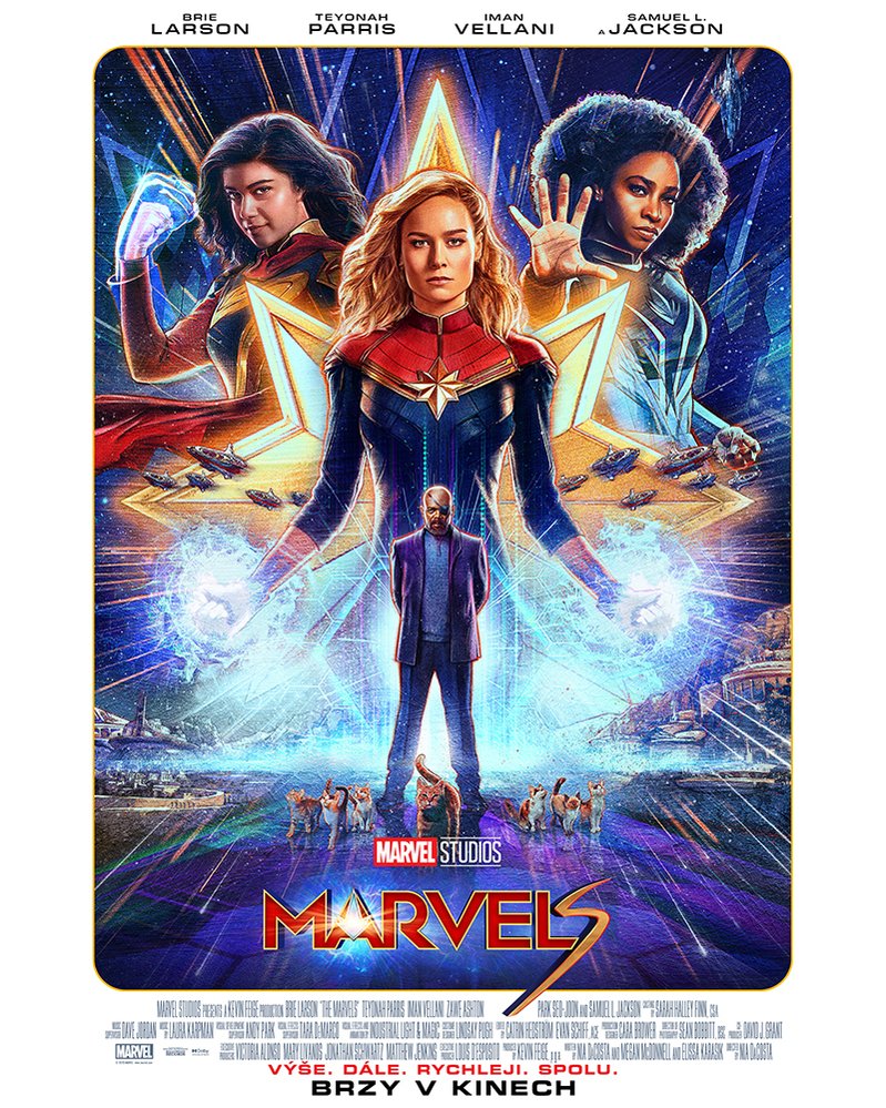 Marvels: Plakát k filmu studia Marvel, který je pokračováním Captain Marvel