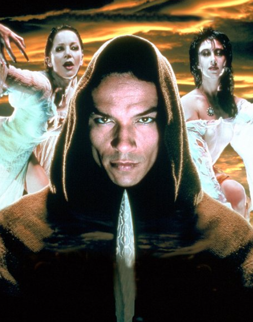 Plakát k filmu Svatý hříšník (2002) – Mary Mara je vlevo.