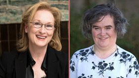 Fenomenální Susan Boyle si ve filmu zahraje Meryl Streep: Maskéři se na ní vyřádí