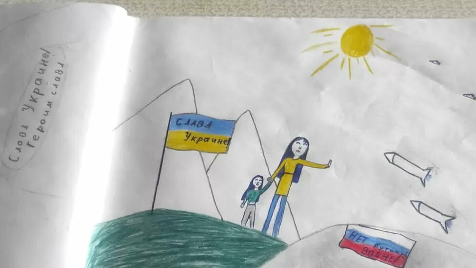 Maša (12) z Ruska nakreslila protiválečný obrázek a skončila v dětském domově