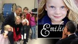 Obama se modlil za mrtvé děti: A pak si hrál se sestřičkami Emilie (†6)