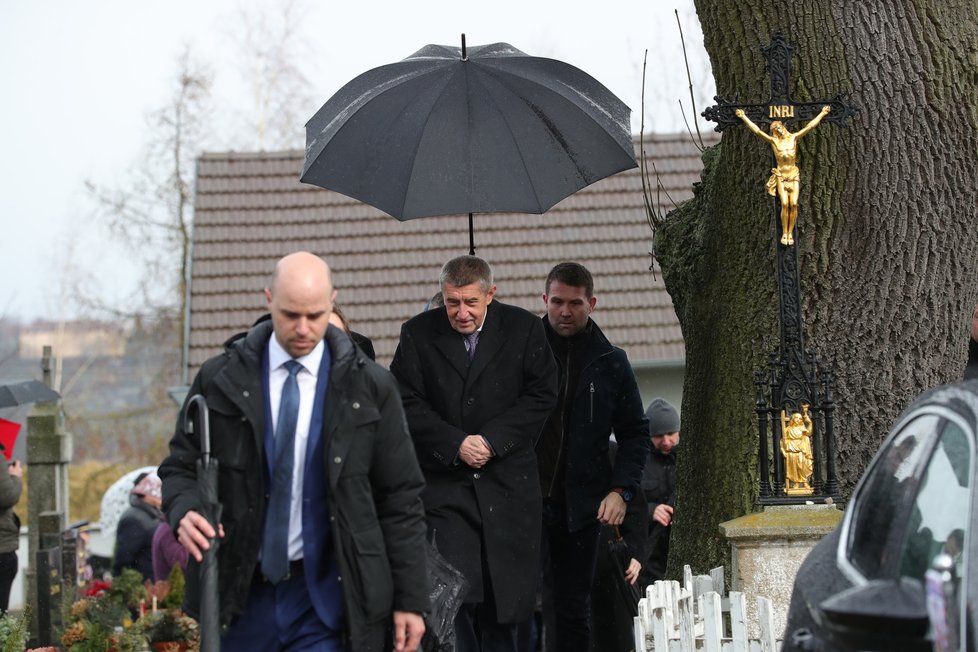 Vrchní ústavní činitelé uctili památku T. G. Masaryka: Premiér Andrej Babiš (ANO) (7.3.2020)