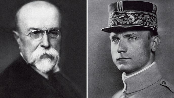 Tomáš Garrigue Masaryk a&nbsp;Milan Rastislav Štefánik se zasloužili o&nbsp;vznik československého státu, který nevydržel