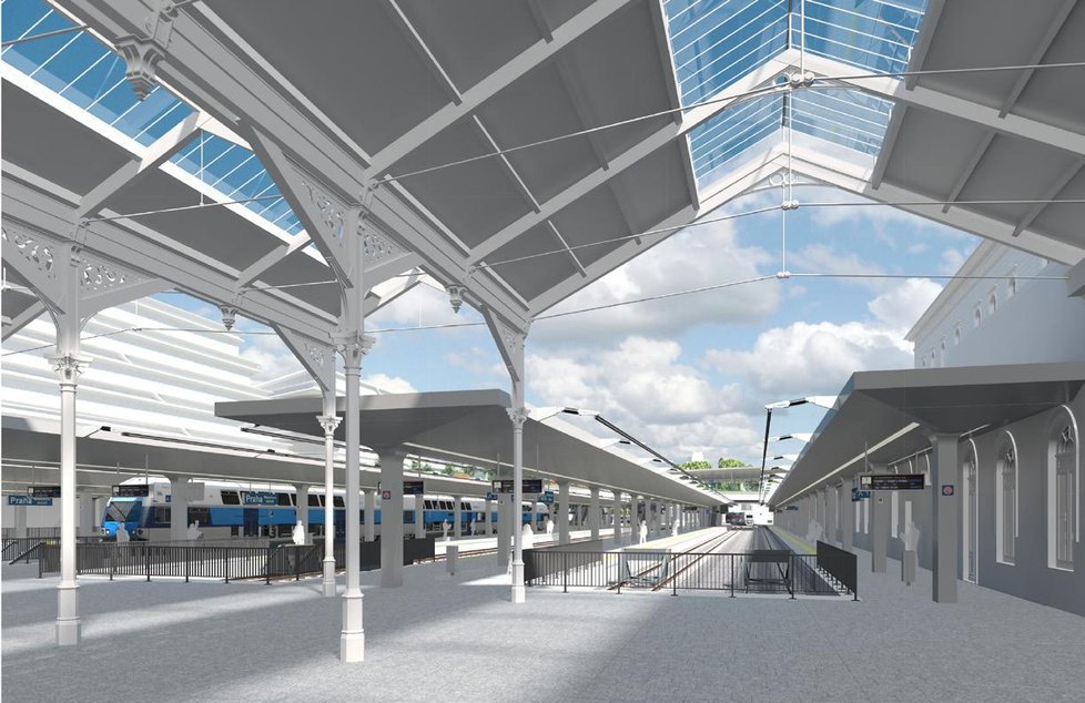 Masarykovo nádraží projde kompletní rekonstrukcí. Zlepší se pěší prostupnost s okolím