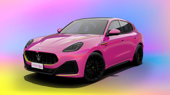 Maserati spojilo síly s výrobcem Barbie. Výsledek zaujme růžovou karoserií s duhovým efektem