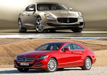 Designový duel: Maserati Quattroporte vs. Mercedes-Benz CLS