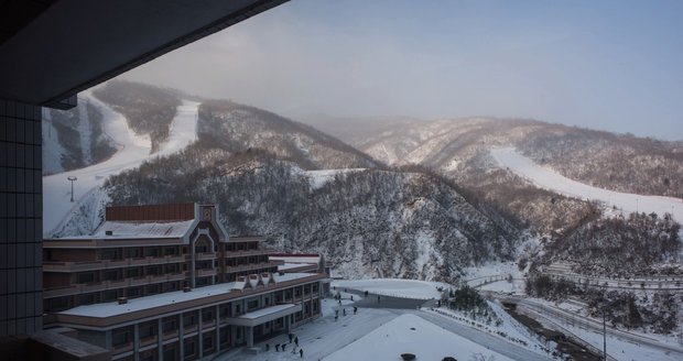 Lyžařské středisko Masikrjong v Severní Koreji