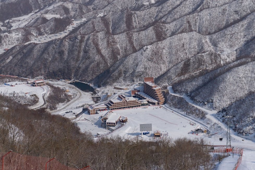 Lyžařské středisko Masikrjong v Severní Koreji